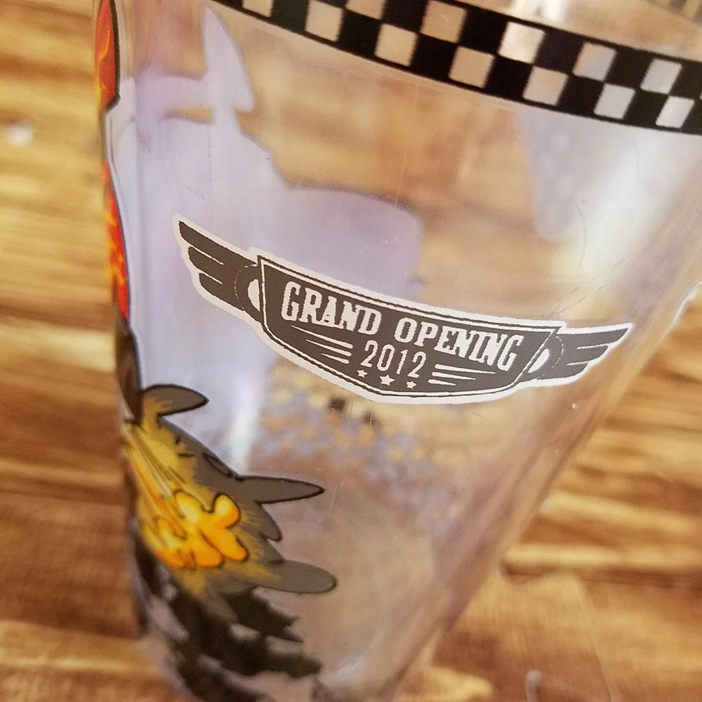 Disney Pixar Cars Plastic Drinkware Lot Piston Cup Trophy Tumblers 3pc Set